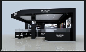 商场手表专柜效果