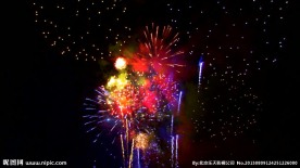 晚会礼炮烟花视频
