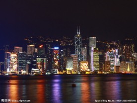 香港的夜景