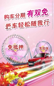 双免购车海报