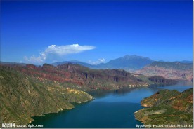蓝天水库湖泊