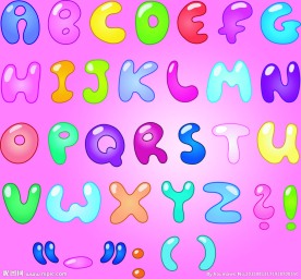 英文字母 水晶字母