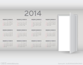 2014年日历模板