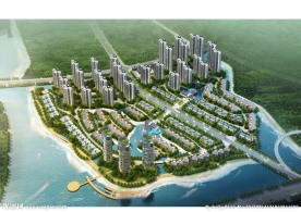 滨河小区鸟瞰图