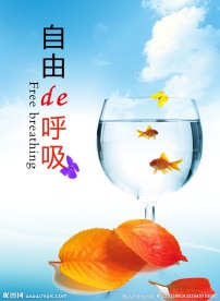 自由呼吸海报