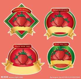 草莓标签
