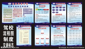 驾校规章制度 标志