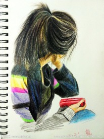彩色铅笔画