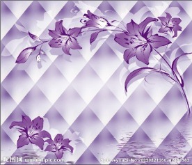 百合花纹