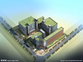 建筑设计鸟瞰图