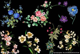 典雅花纹