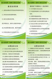 物业章程制度展板