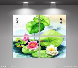 4幅连画装饰画
