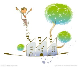 矢量卡通商务人物