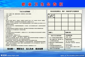 职业卫生公告栏