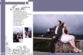 遇见你 婚纱模版