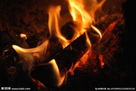 火堆 燃烧的火