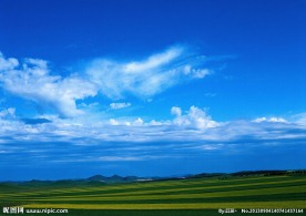 天空绿地风景