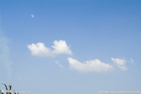 有月亮的天空