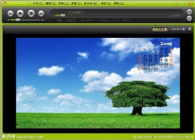 flash风景挂历