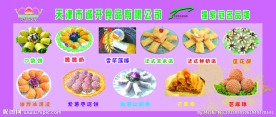 食品展板