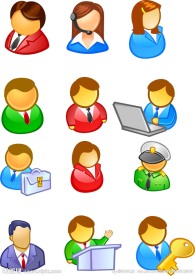 多款实用人物卡通头像