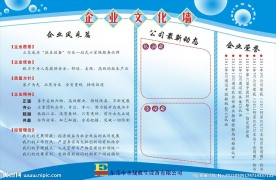 企业文化墙 宣传栏