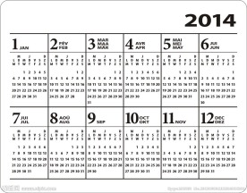 2014日历