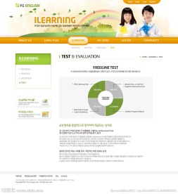 环保网站内页模板