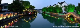 同里暮湾尚全景