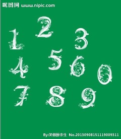 优雅阿拉伯数字