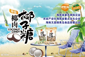 椰子糖海报