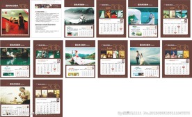 2010年国际典范婚纱台历