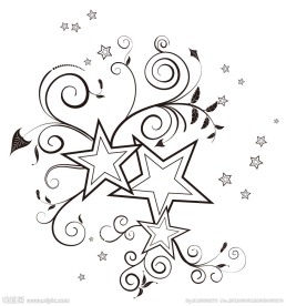 星 花纹