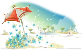 梦幻背景矢量图