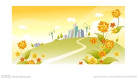 梦幻背景矢量图