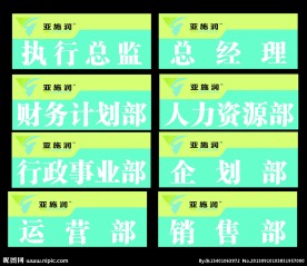 门牌12x30
