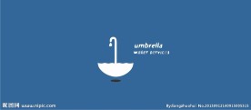 雨伞logo