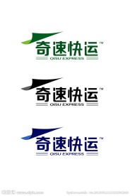 奇速速递 快递Logo设计