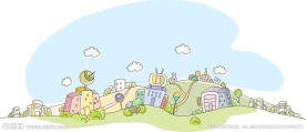 矢量城市风景图片