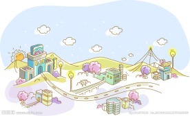 矢量城市风景图片
