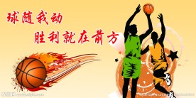 激情篮球海报