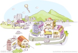 矢量城市风景图片