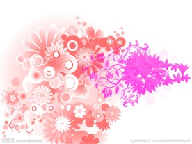 柔美梦幻花纹笔刷