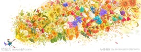 动漫花朵图片
