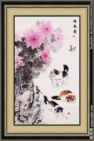 国画 猫趣图