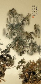 中国水墨山水画