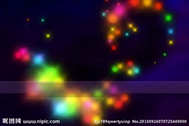 粒子星光视频素材