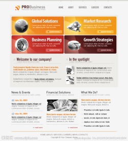 国外优秀网页模版