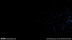 蓝色粒子星光视频素材